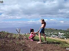 Yo, abnormal sexual stuff in ocean and mountain with huge cock! 🌊