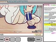 Nicole Risky Job Hentai Game Pornplay Ep 4 The Camgirl Masturbated While Looking At Her Tits Exposed