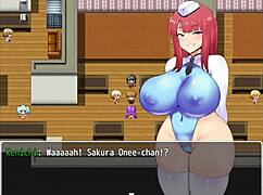 Investigating a brothel for bandits, but my friends vanish. NTR Police Ruri & Sakura, Part 3!