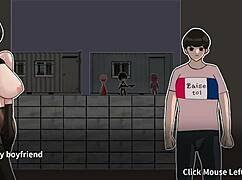 Bankrupt heroines get banged hard in hentai game