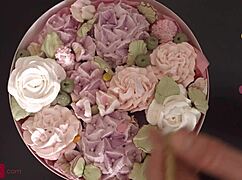 Rebecca Nikson Gets Pussy Creampie with Birthday Cake on the Side