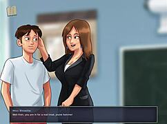 summertime saga episode 166 unfolds with erotic twists in a casual narrative