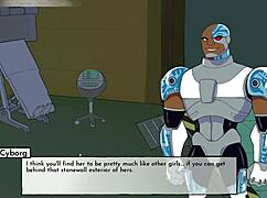 18Titans Part 11: Raven's Detailed Boobjob Scene