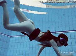 Underwater Slut Roxalana Cheh Naked Tits Bikini Teen Pool Bathing Young