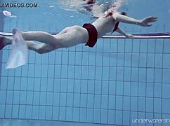 Underwater Slut Roxalana Cheh Naked Tits Bikini Teen Pool Bathing Young