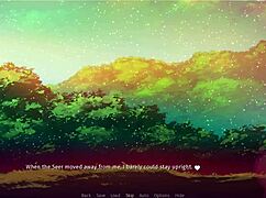 Lucy experiences intense kissing and orgasm in lesbian anime game!