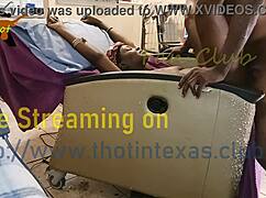 Ebony milf in Texas with wet hair