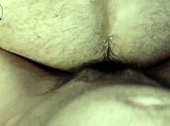 I didn’t even undress fully and he took me doggy with his hairy eager hole ready for hard cock