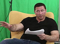 I'm just an actress stuck in this anal flick