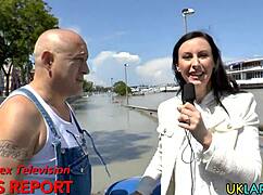 does this classy european mature suck your british rod like that