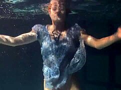 Big Bouncing Tits Sway Underwater in the Pool During a Steamy Teen Shower Scene