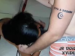 corno recorded me fucking his novinha girlfriend with big cock!