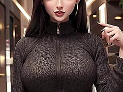 omg, these naked ai girls in porn vid... created with ai, so hottt