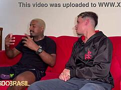 hey, you wanna see me suck this big black cock, twink?