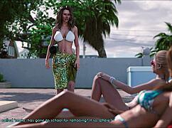 Hey, a wife and stepmother share missing scenes with big tits and ass! 😍