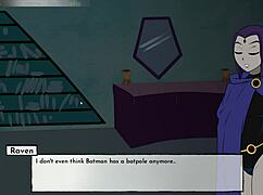 Hey, want to date Raven in this hentai adventure?