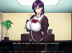 Anime Teacher Ayako Seduces Student with Oiled Lingerie in Hot Hentai Scene