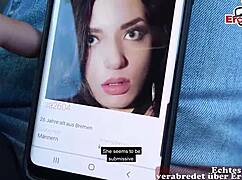 i'm a german teen doing a real userdate with a stranger, oh boy