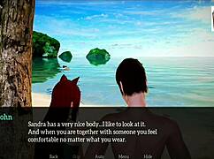 my new family with bikini teens in homemade game