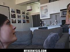 pervert stepbrother thinking about fucking his stepsis and her friend all day long - myhornysis