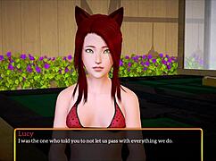 Exploring my new family in this intriguing cartoon game episode 442