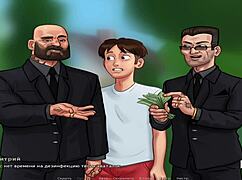 Summertimesaga drops you into wild teen anime action with the first slit in sight.