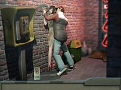 Fuck her hard against the office wall!