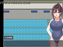 Class president feels deep arousal teaching boy about female body in library