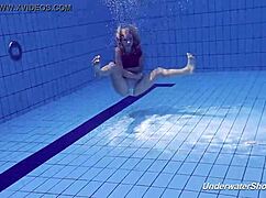 Proklova Takes Off Bikini And Swims Underwater