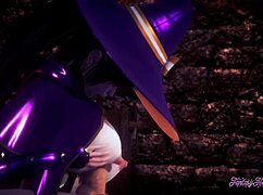 Genshin Impact Hentai 3D - Mona Gives Boobjob And Gets Fucked