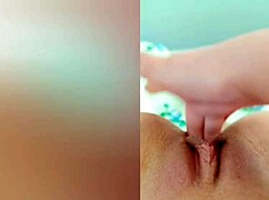 Watch this cute girl finger her wet pussy