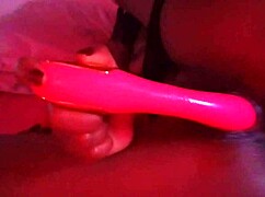 Mature african woman gets intense pussy fingering and anal play.