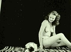 Vintage TABOO PUSSY Play with Hairy Outdoor DOGGYSTYLE Action