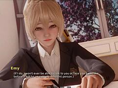 My bully is my lover in anime game