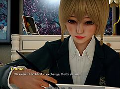 My bully is my lover in anime game