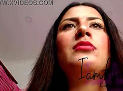 Latina Teen Brunette Performs Dirty Nose Blowing Blowjob with Big Ass Kink