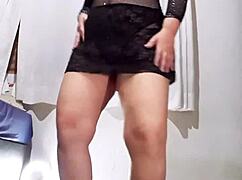 Smoking While Undressing Slowly