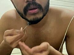 Put in my face and swallowed it all. Watch me take that big cock deepthroat.