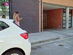 hardcore blonde latina venus afrodita deepthroats and fucks her big cock lover juan lucho