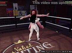 Draka II vs Rockie II Naked Fighter 3D Wrestling with Fingering