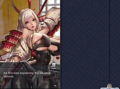 In the first episode of King of Kinks, Rin persistently jerks my cock in this kinky anime hentai adventure