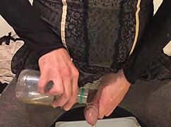 Golden Piss Flows in a Wild, Dirty Scene with Old Vibes