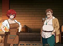 Tomboy Love in Hot Forge Hentai Game Ep 5. Risky Outdoor Doggystyle Near Strangers!