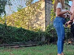 my neighbor gave me a blowjob on my property