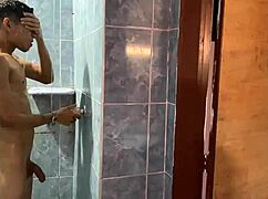 patron fucks his maid in the stepsister's room, creampie close up with big tits and ass.