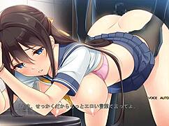 i'm the counselor watching meika in her uniform session