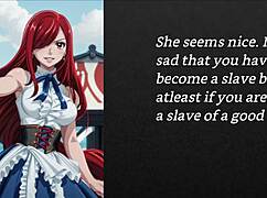 Faygrey Mistress Teases Erza's Slave With Joi