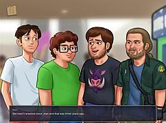 Summertime Saga 155: Erotic Cartoon Anime Hentai Adventure with Detailed Scenes and Characters