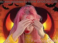 follow my halloween femdom instructions for jerking off