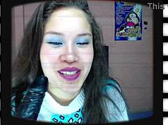 Slut handles huge cock with deepthroat, burping spit, choking, and more in amateur action